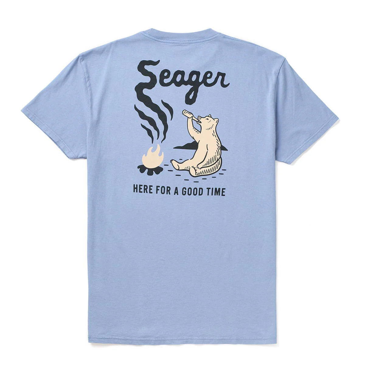 Seager Smokey Faded Denim S/s Shirt