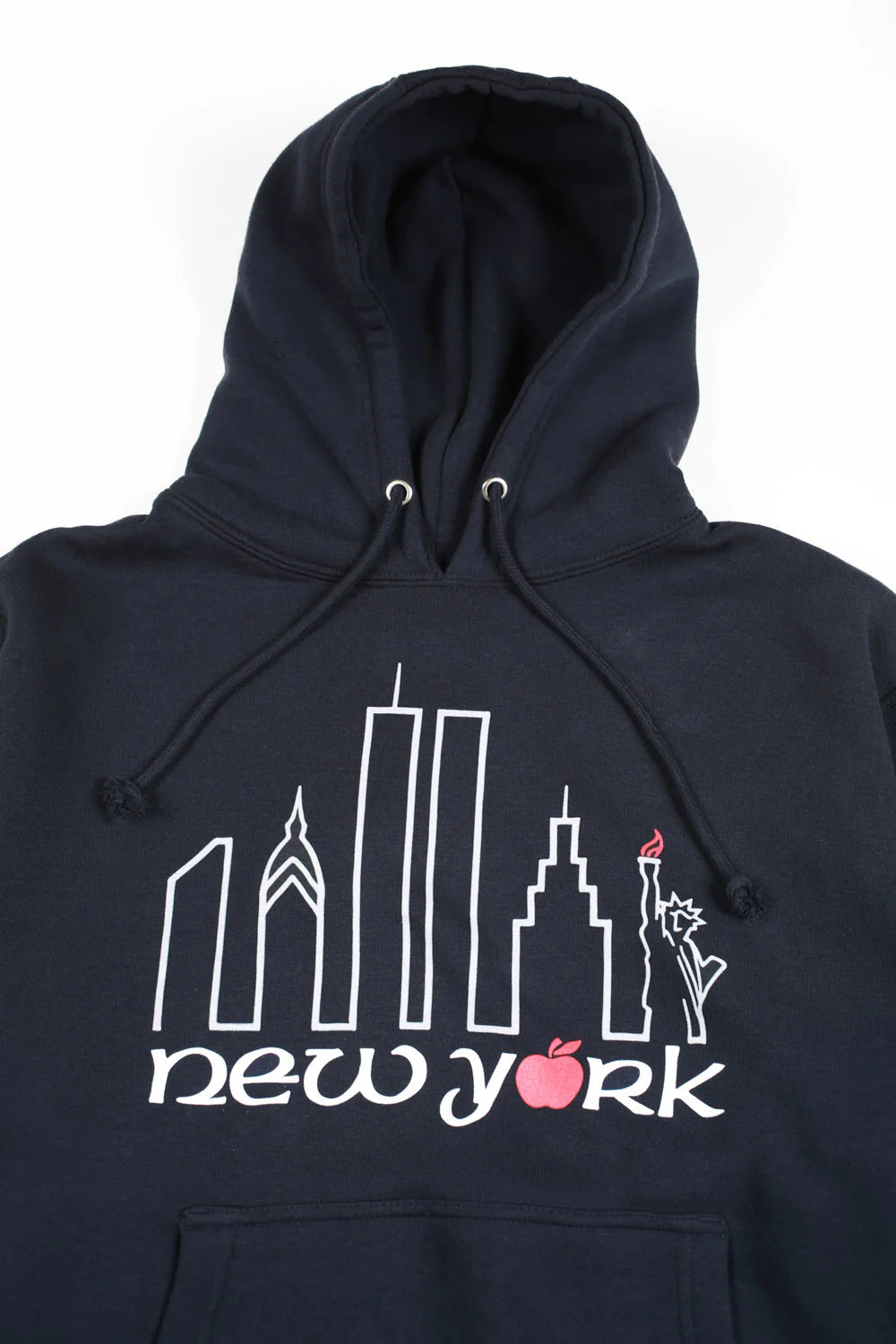 Theories Big Apple Navy Hooded Sweatshirt