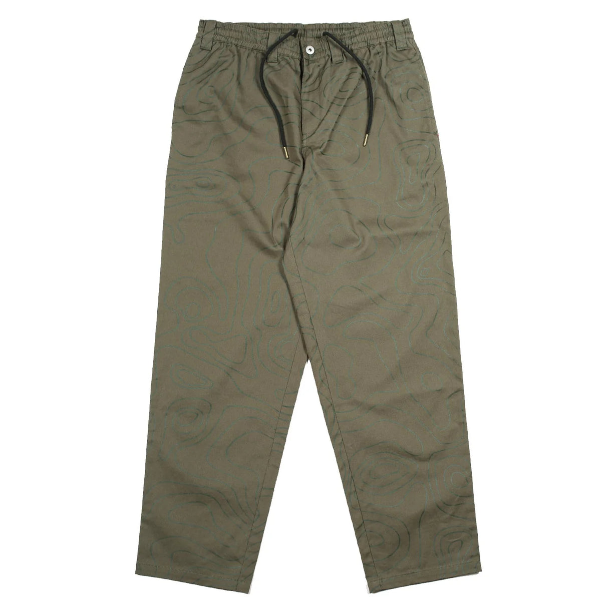Theories Stamp Contour Green Lounge Pants