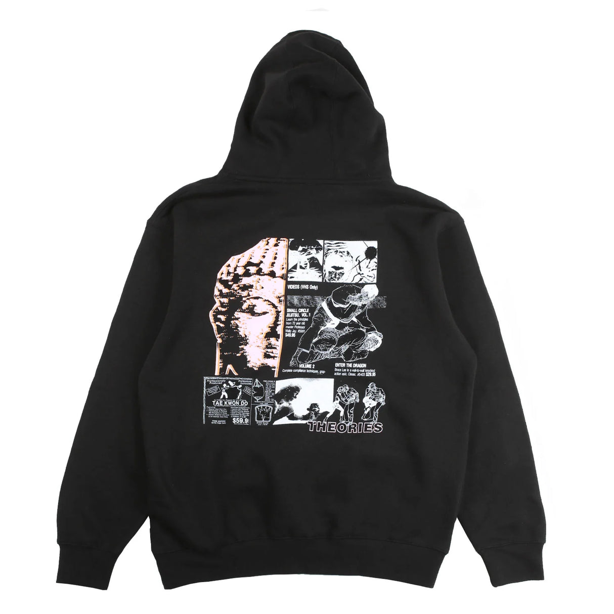 Theories Kumite Black Hooded Sweatshirt