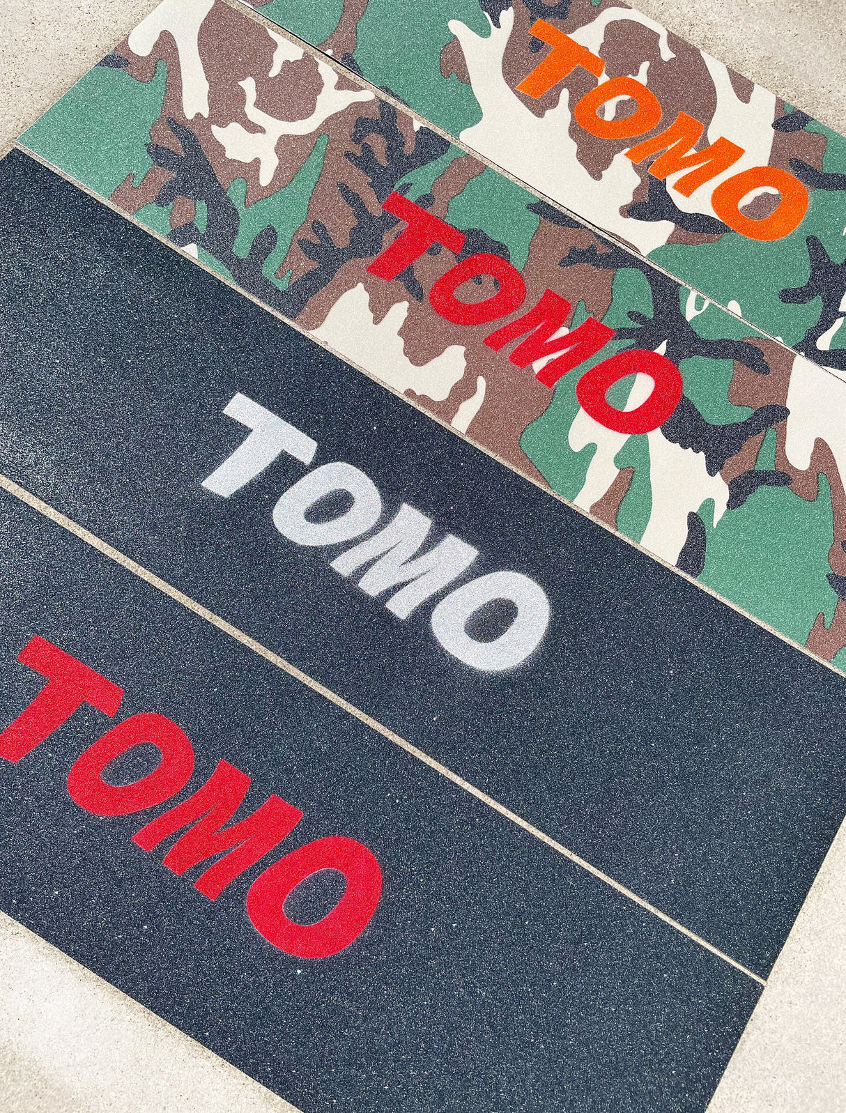 Tomo - Camo (Orange) Graphic Griptape