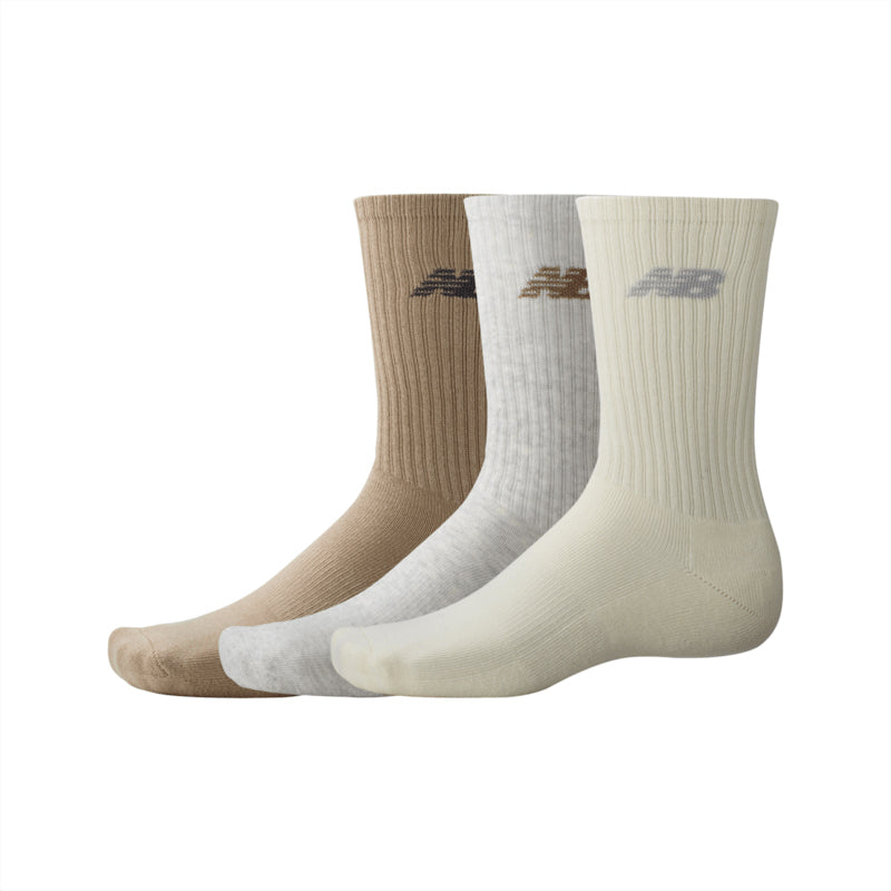 New Balance Everyday Crew Assorted Colors 3 Pack Socks