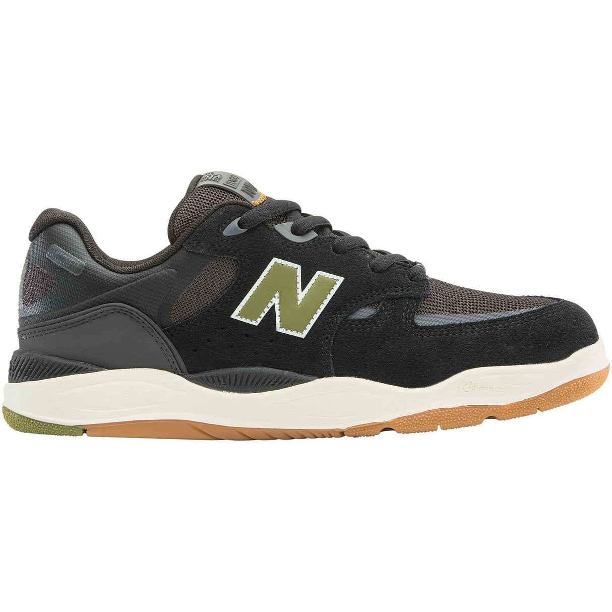 New Balance Numeric Tiago 1010 Black/Olive Skate Shoes (UN1010A)