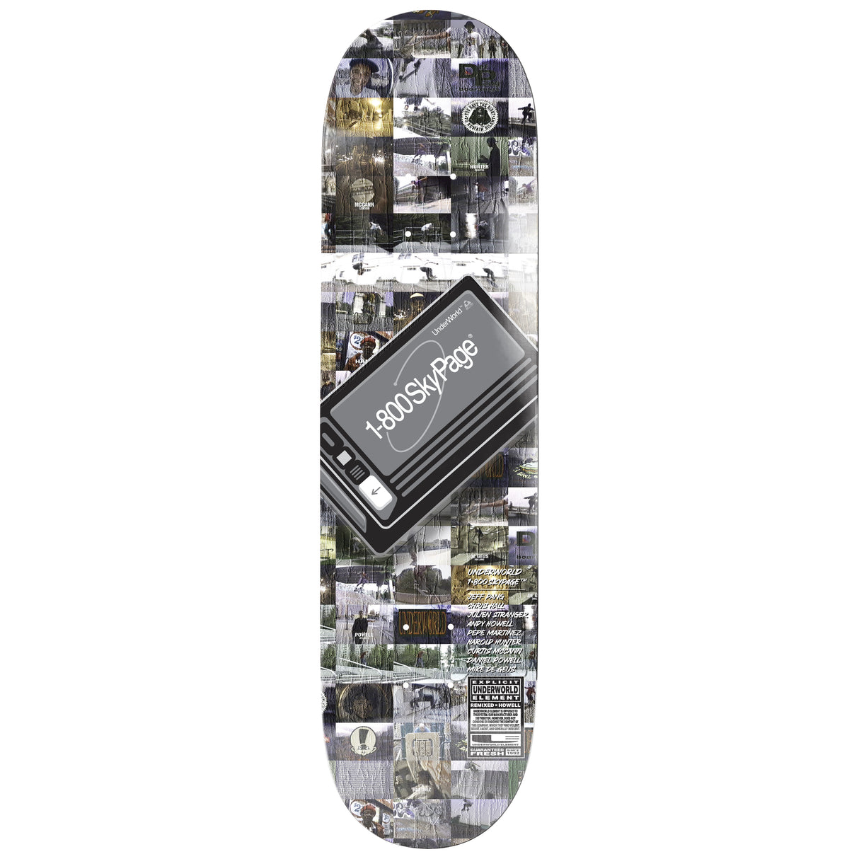 Underworld Element Skypager 8.25" EX7 Skateboard Deck