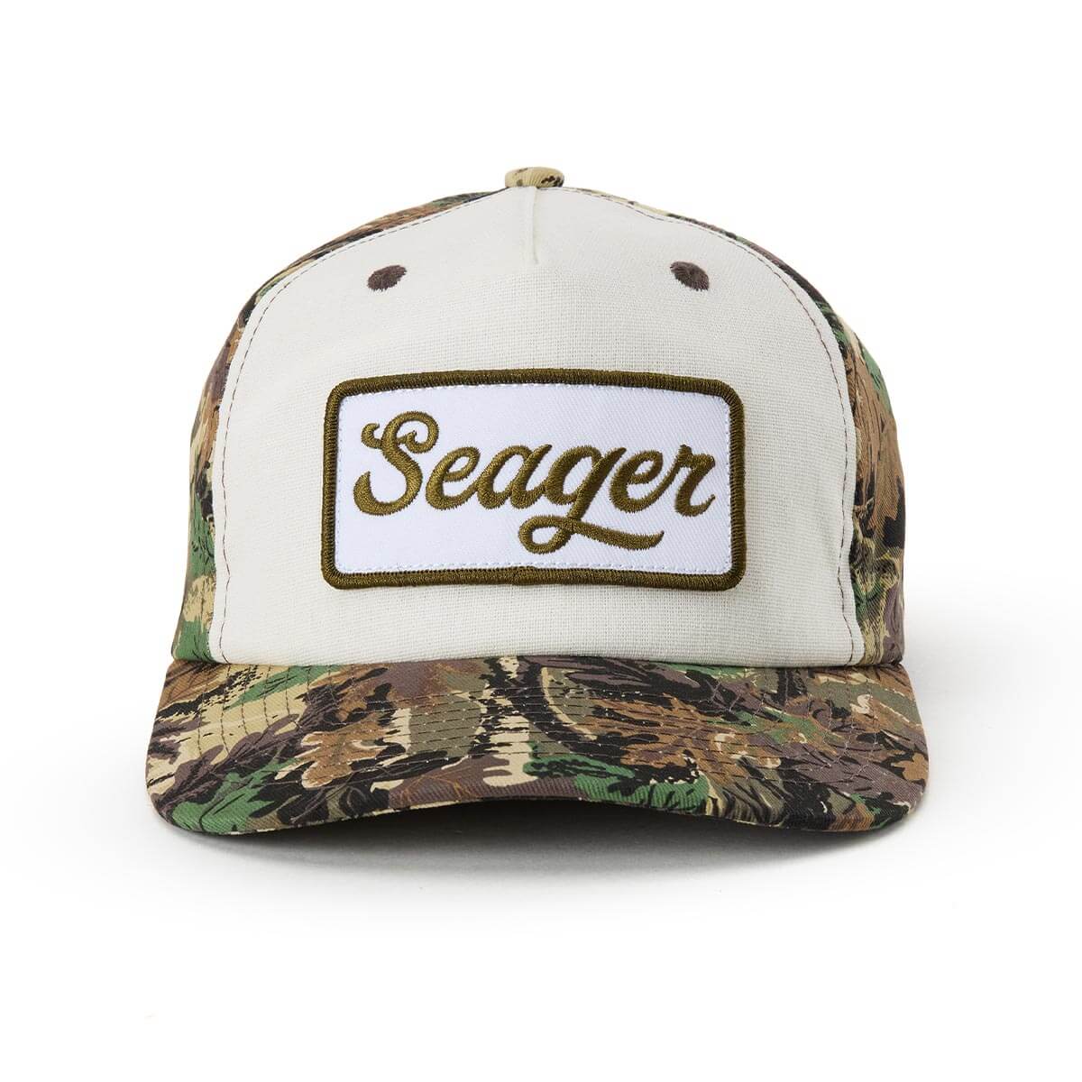 Seager Uncle Bill Camo/Cream Snapback Hat