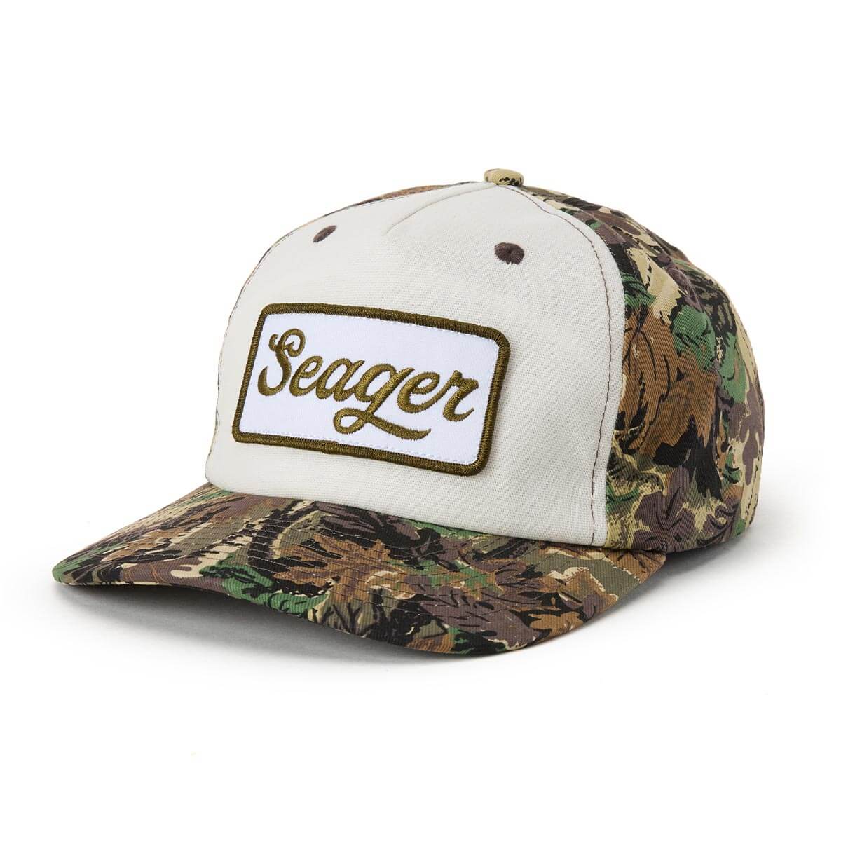 Seager Uncle Bill Camo/Cream Snapback Hat