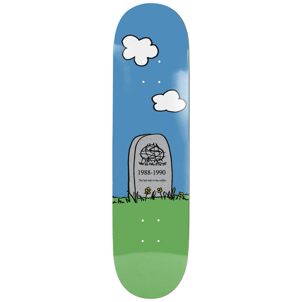 World Industries - Skateboarding is Dead EX7 Blue/Green 8.5" Skateboard Deck