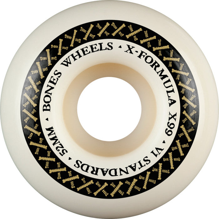 Bones X-Formula V1 Standards 99A 52mm Skateboard Wheels