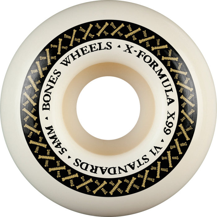 Bones X-Formula V1 Standards 99A 54mm Skateboard Wheels