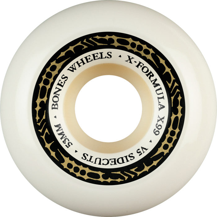 Bones X-Formula 53mm V5 Sidecuts 99A Skateboard Wheels