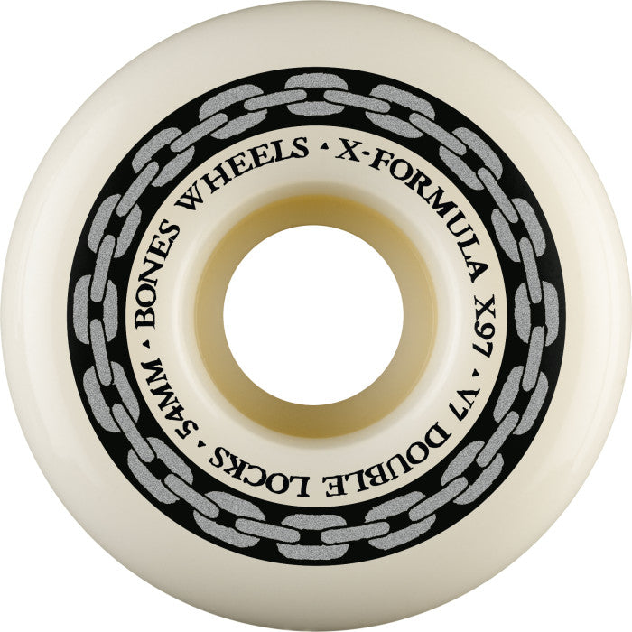 Bones X-Formula V7 Double Locks 97A 54mm Skateboard Wheels