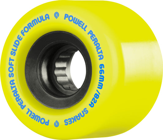 Powell Peralta Snakes 66mm 82a Yellow Cruiser Wheels