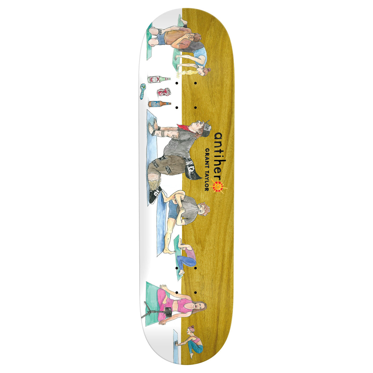 Anti-Hero Grant I Farted In Yoga Class - 8.5" Skateboard Deck