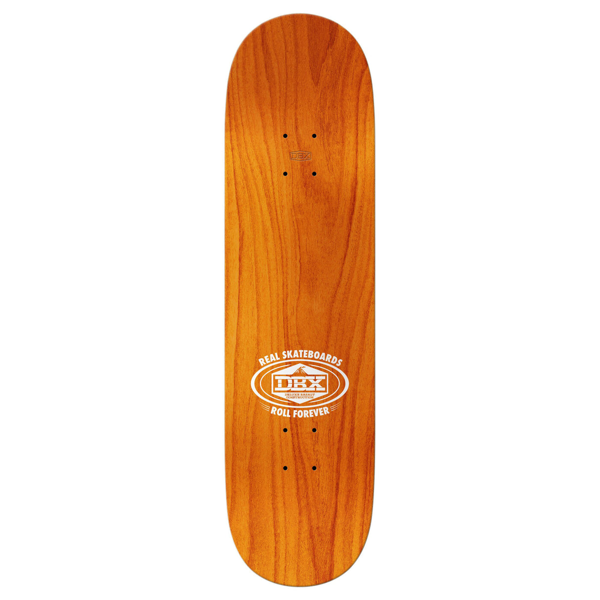 Real DBX Team Oval 8.38" Full Yellow Skateboard Deck