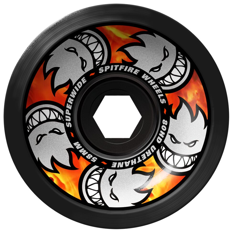 Spitfire 80HD Superwide Multiball 58mm Cruiser Wheels
