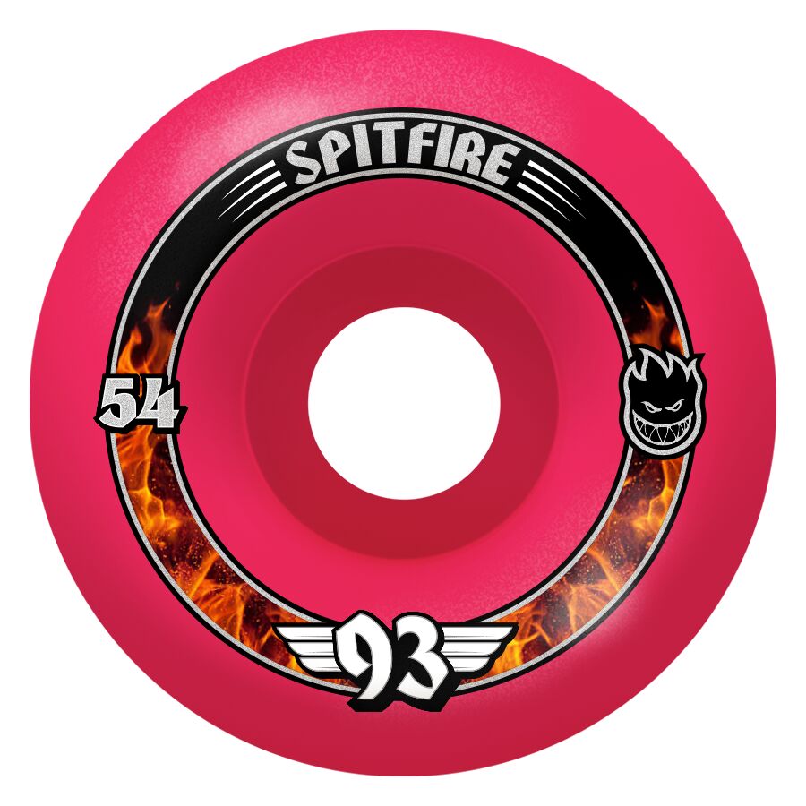 Spitfire F4 93 Radial Pink 54mm Skateboard Wheels