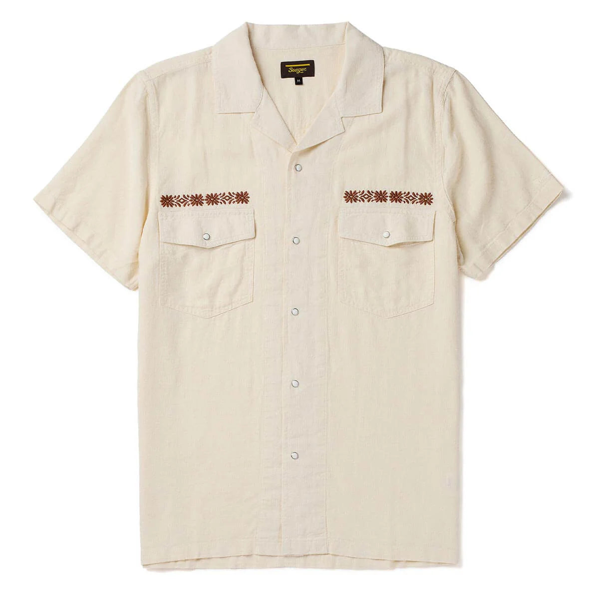 Seager Whippersnapper White Wash S/s Button Up Shirt