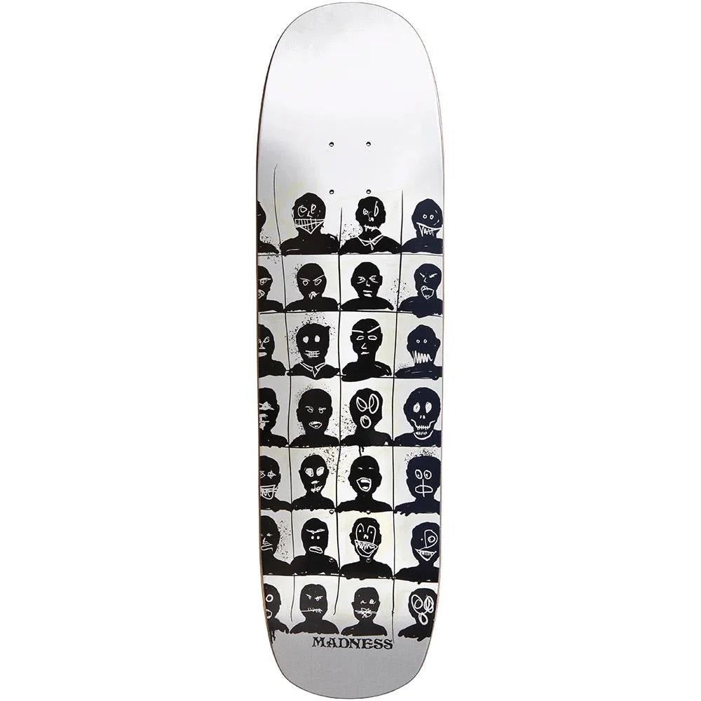 Madness Personalities Super Sap Resin 7 White 8.375" Skateboard Deck
