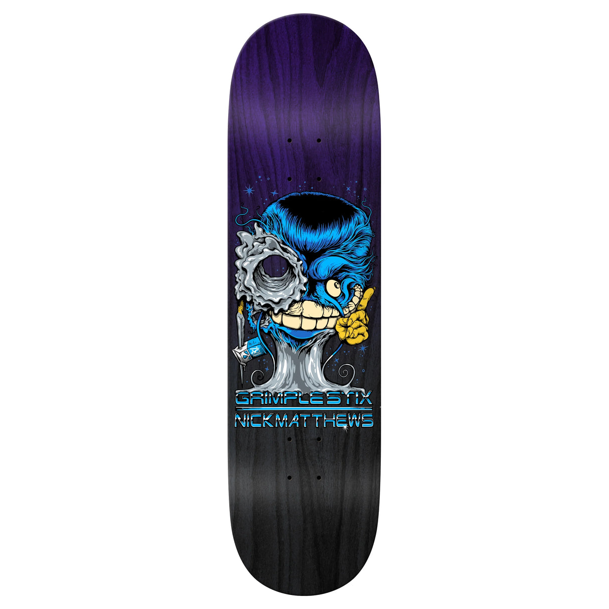 Anti-Hero Grimple Stix Nick Matthews Grimplenator 8.5" Skateboard Deck