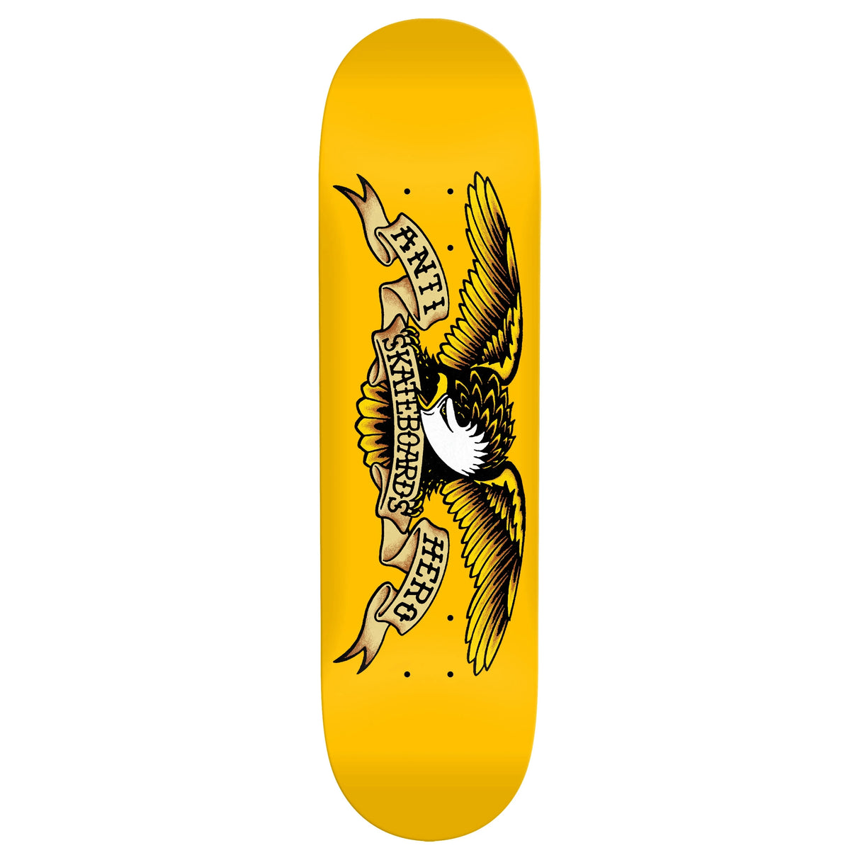 Anti-Hero DBX Eagle Yellow 8.25" Skateboard Deck