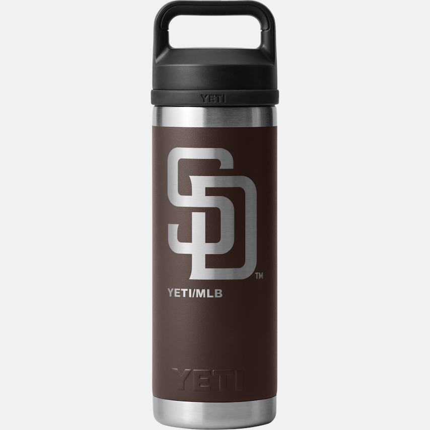 Yeti San Diego Padres MLB Brown Rambler 18oz Chug Bottle