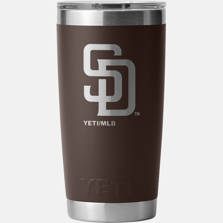 Yeti San Diego Padres MLB Brown Rambler 20oz Tumbler