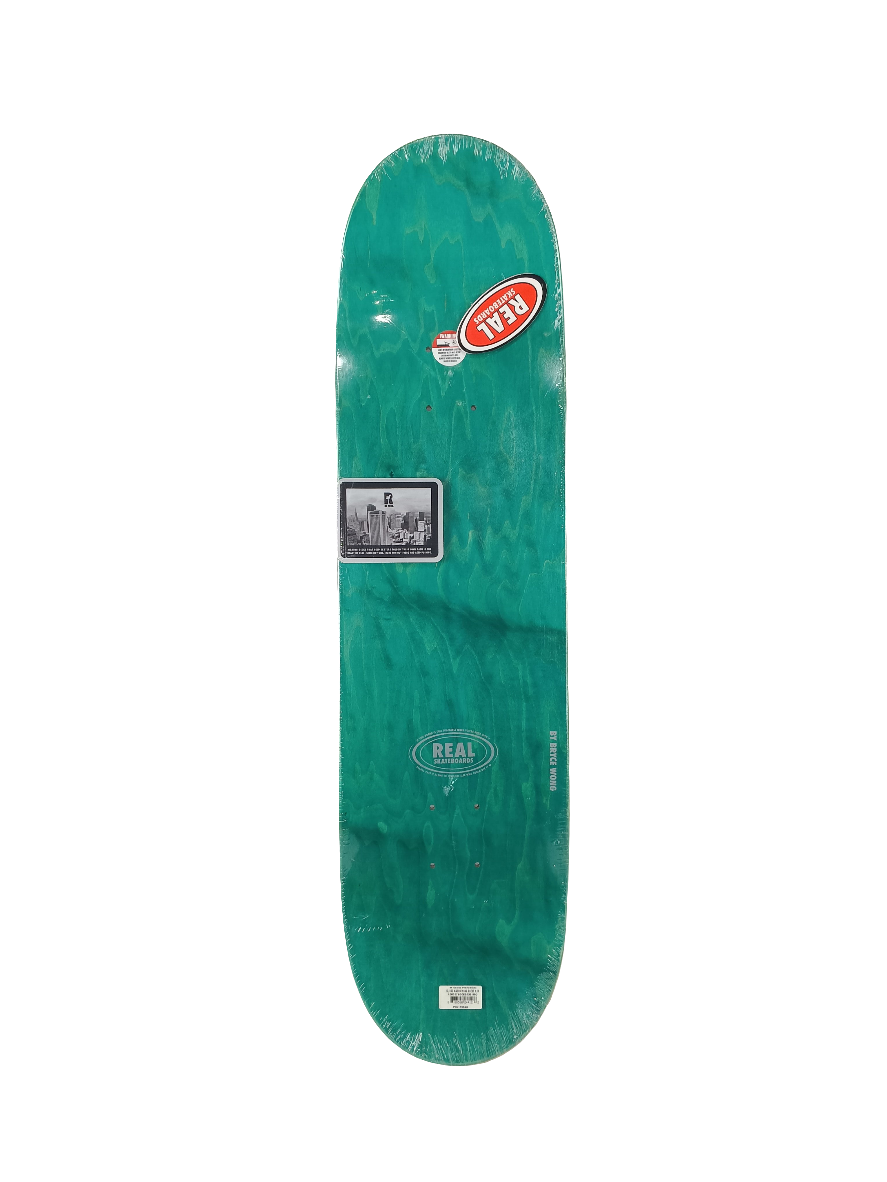 Real Mason Wong Guest Bird Teal White Black Size 8.38 Skateboard Deck