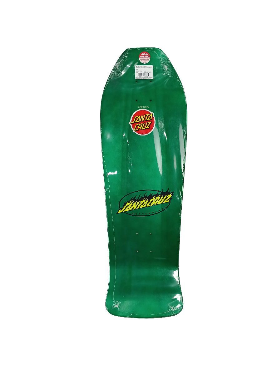 Santa Cruz Jeff Grosso Demon Reissue Green White Yellow Size 9.89" Vintage NOS Reissue Deck