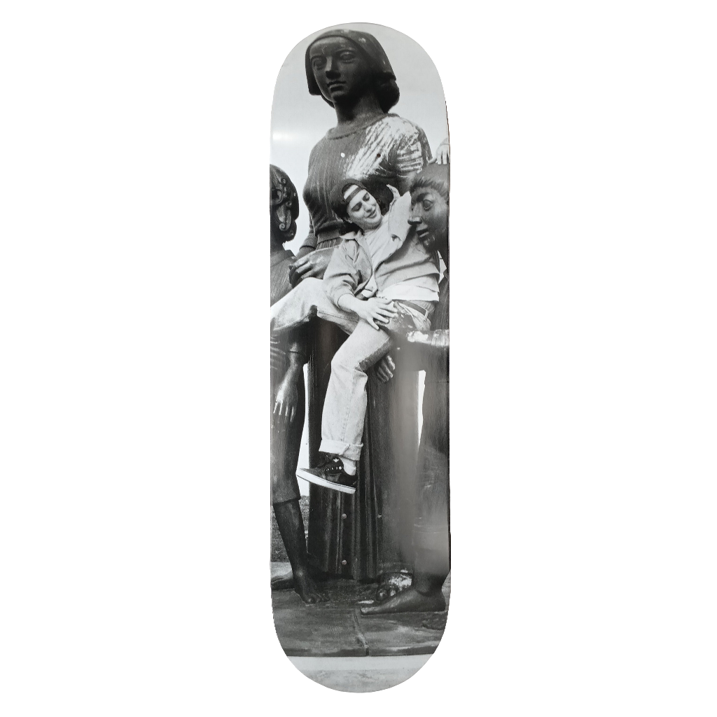 Politic Manny Law Tribute Black White Size 8.38" Vintage NOS Deck