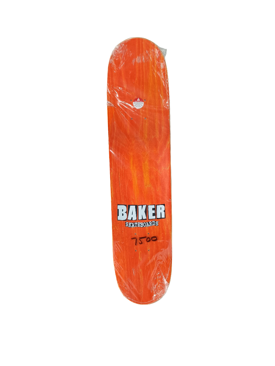 Baker Kevin Spanky Long Galaxy Black Multi Size 7.5" Vintage NOS Deck
