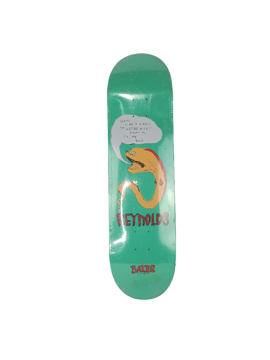 Baker Andrew Reynolds Must Be Nice Green Red Yellow Size 8.3 Vintage NOS Deck