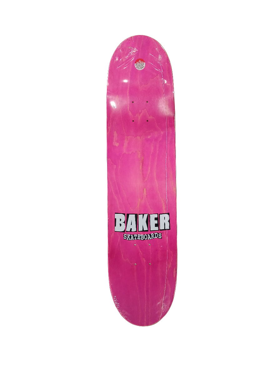 Baker Terry Kennedy Artsy Fartsy Series King Of Fools Purple Black White Size 7.9" Vintage NOS Deck