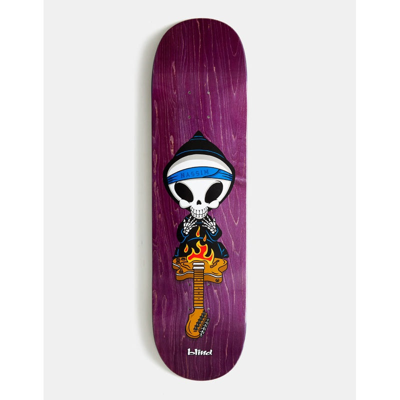 Blind Nassim Rocking Reaper Super Sap Resin 7 Purple 8.375" Skateboard Deck