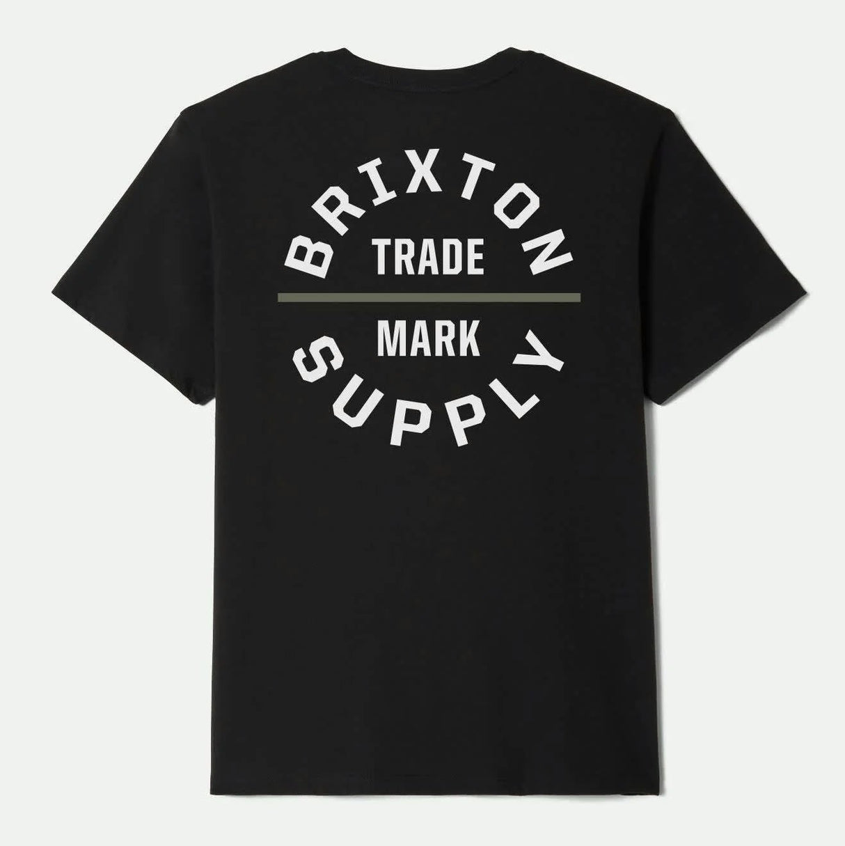 Brixton Oath Black Olive Surplus White Standard S/s Shirt