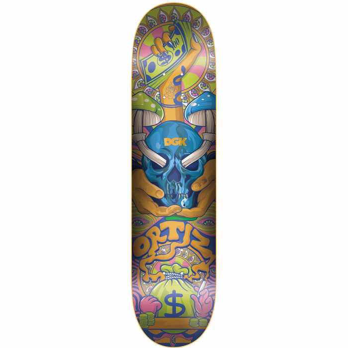 DGK Chaz Ortiz Ghetto Psych 8.1" Skateboard Deck