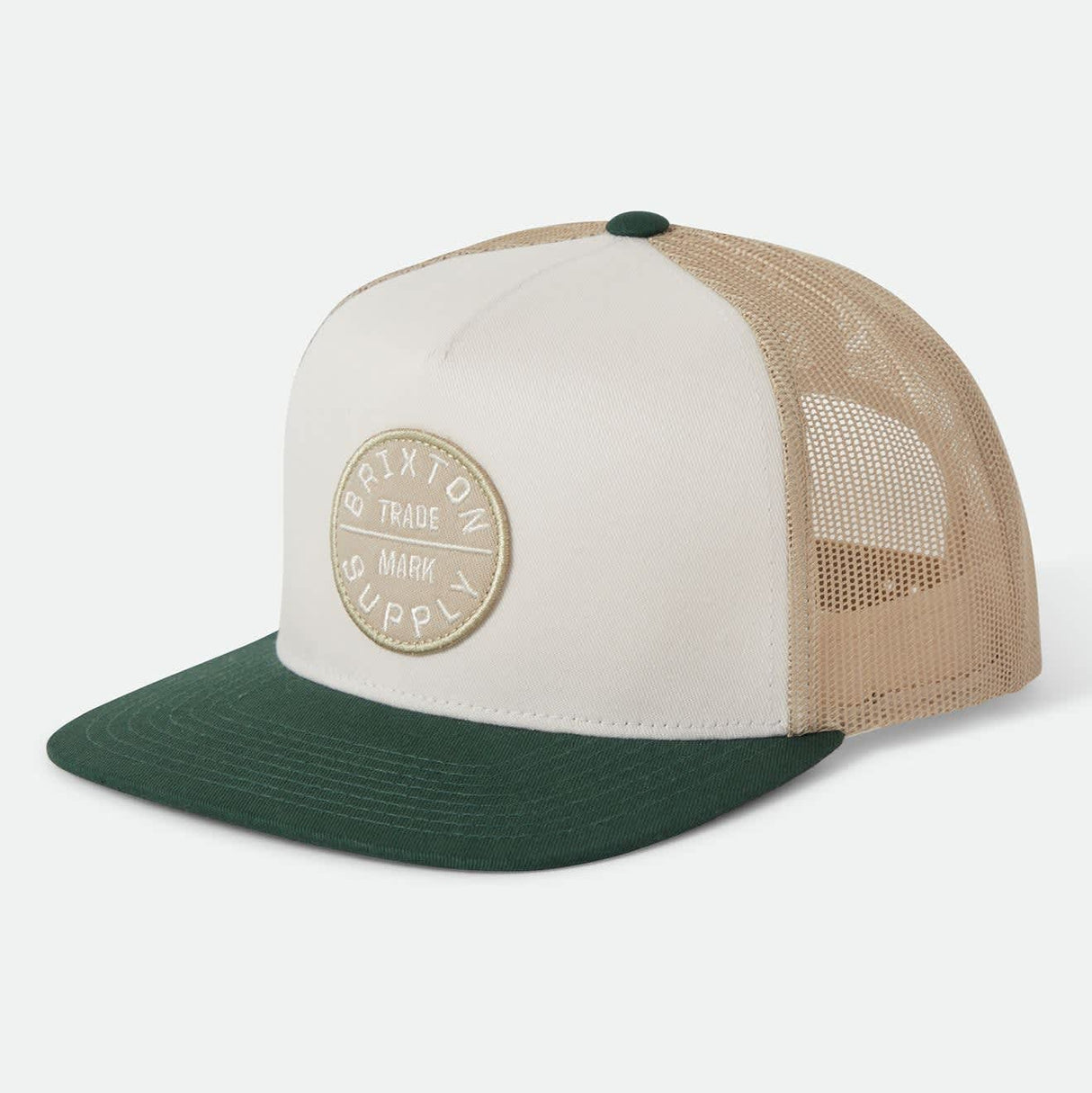 Brixton Oath MP OFF White/Primal Green/Sand Trucker Hat