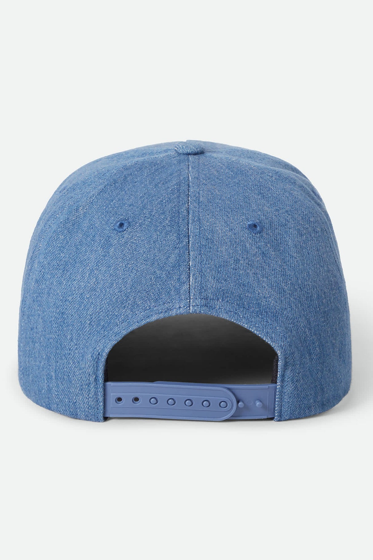 Brixton Crest Medium Rinse Denim C MP Snapback Hat