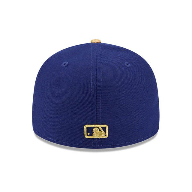 New Era Los Angeles Dodgers MLB Gold 2025 Low Profile 59Fifty Fitted Hat