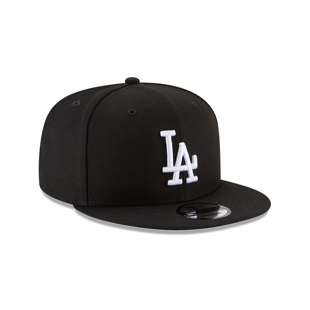 New Era Los Angeles Dodgers Basic Black/White 9Fifty Snapback Hat