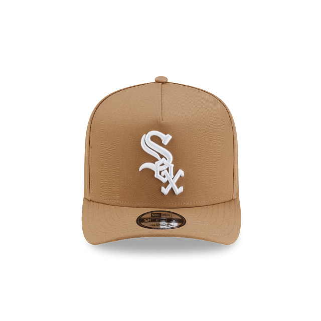 New Era Chicago White Sox 950AF A-Frame Khaki Snapback Hat