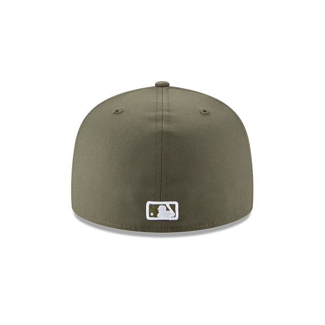 New Era Los Angeles Dodgers Basic Olive 59Fifty Fitted Hat