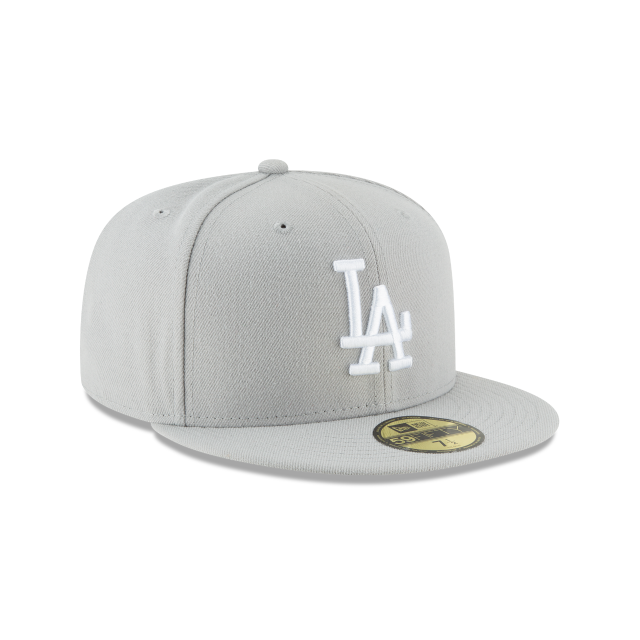 New Era Los Angeles Dodgers Basic Graphite 59Fifty Fitted Hat