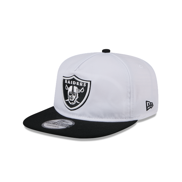 New Era Las Vegas Raiders Training Golfer White Snapback Hat
