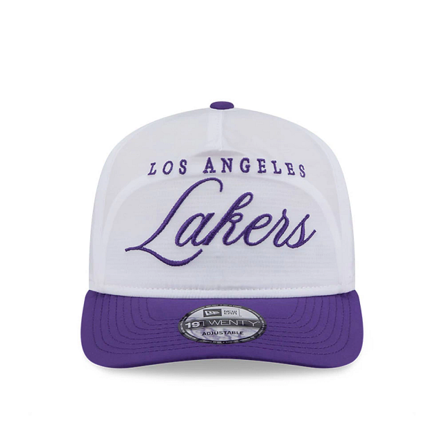New Era Los Angeles Lakers Draft 1920 White Snapback Hat