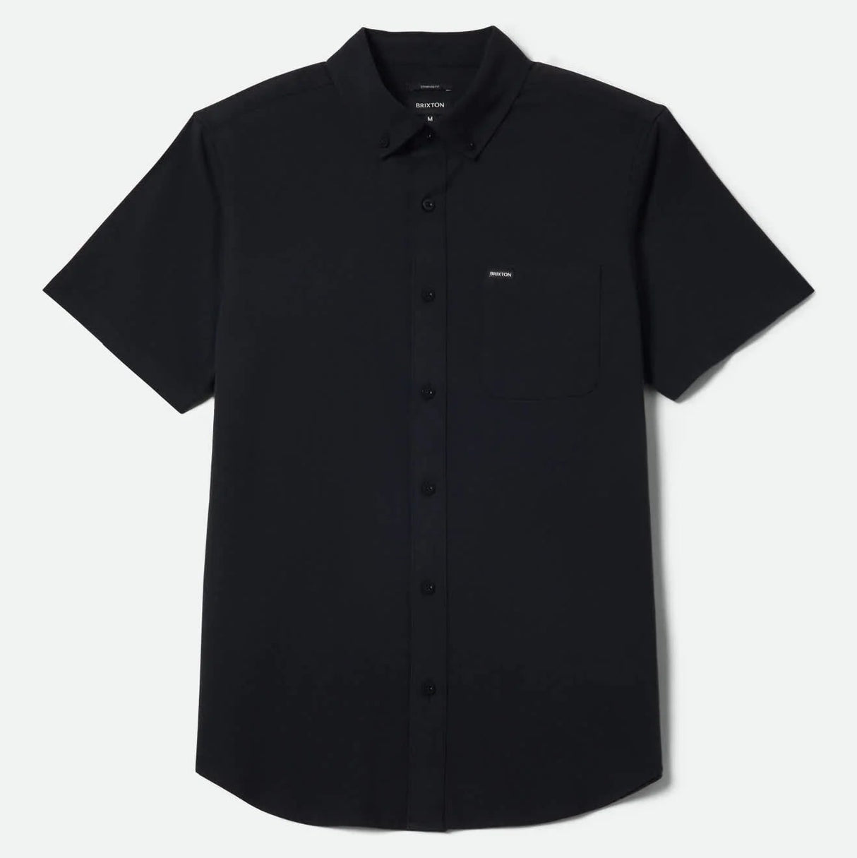 Brixton Sanford Oxford Black S/s Woven Shirt