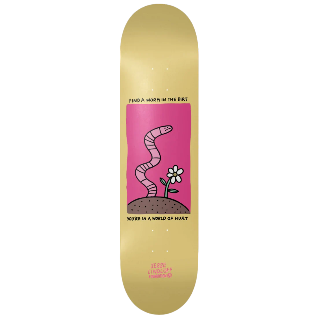 Foundation Jesse Lindloff Nature Rhymes 8.5" Skateboard Deck