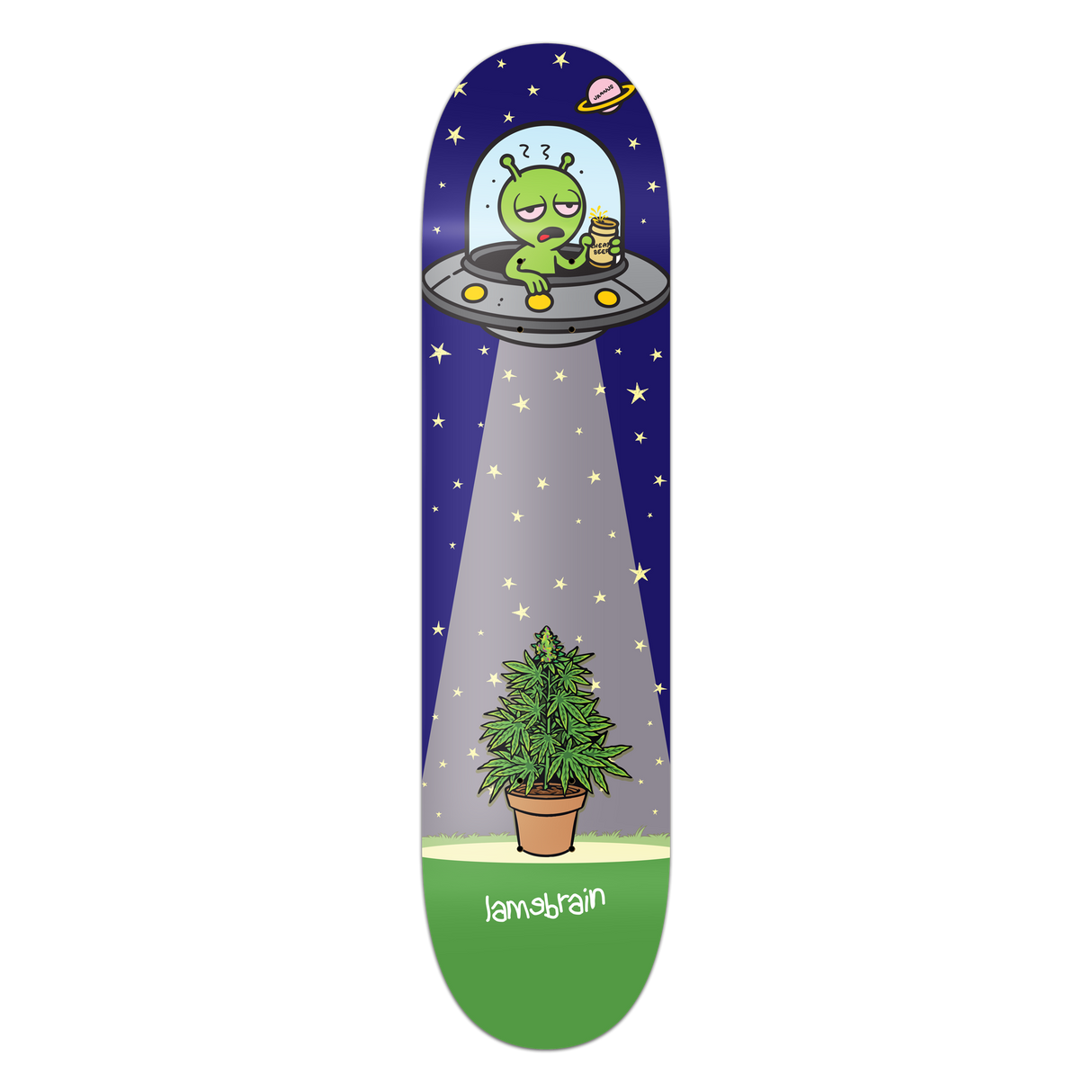Lamebrain Fire in the Sky Skateboard Deck