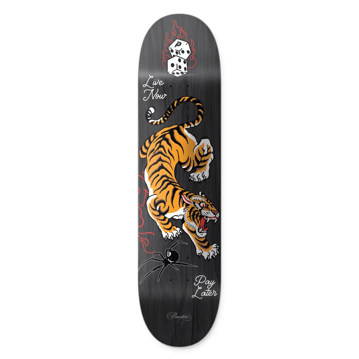 Primitive Hamilton Big City Black 8.125" Skateboard Deck