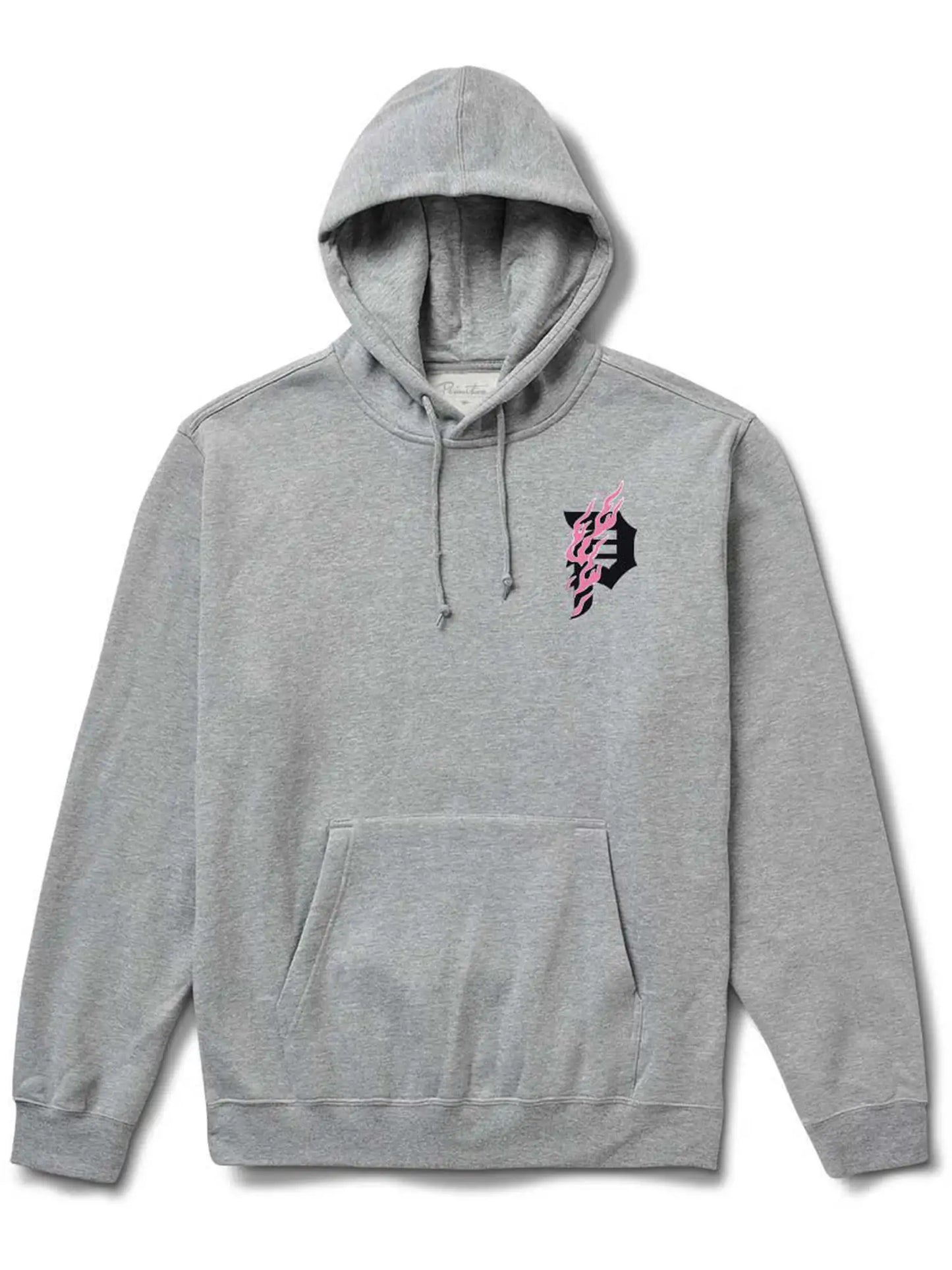 Primitive Honor Heather Grey Heavyweight Hooded Sweatshirt