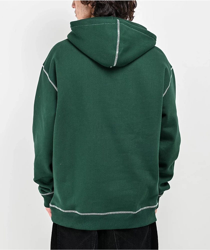 Primitive Contra Forest Green Hooded Sweatshirt